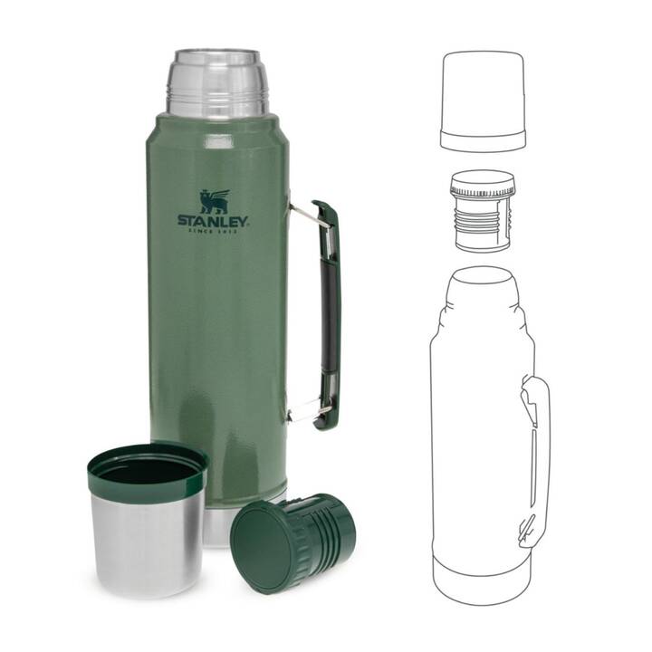 STANLEY Bottiglia sottovuoto Classic (1 l, Verde)