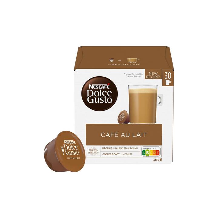 NESCAFÉ DOLCE GUSTO Capsules de Café Café au lait (3 pièce)