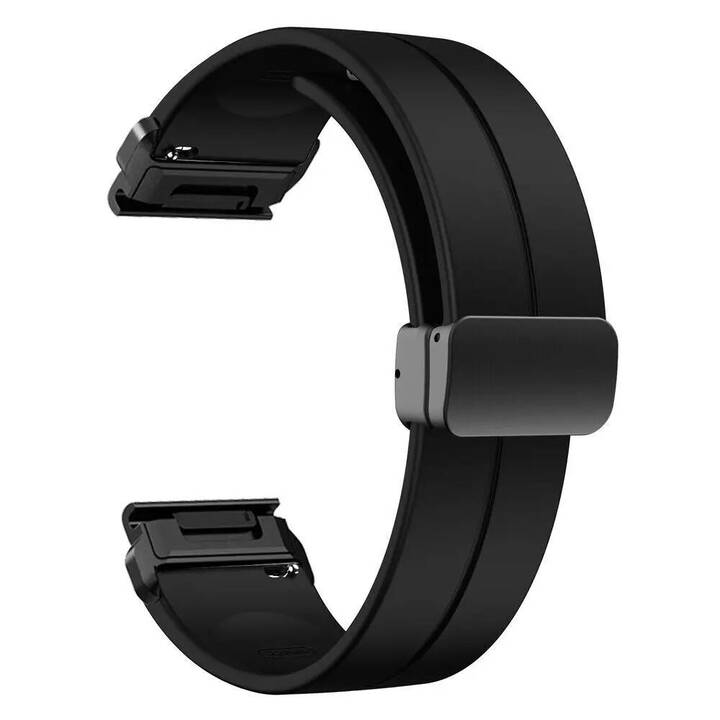 EG Bracelet (Garmin fenix 7X Pro Solar fenix 7X Pro Sapphire Solar, Noir)