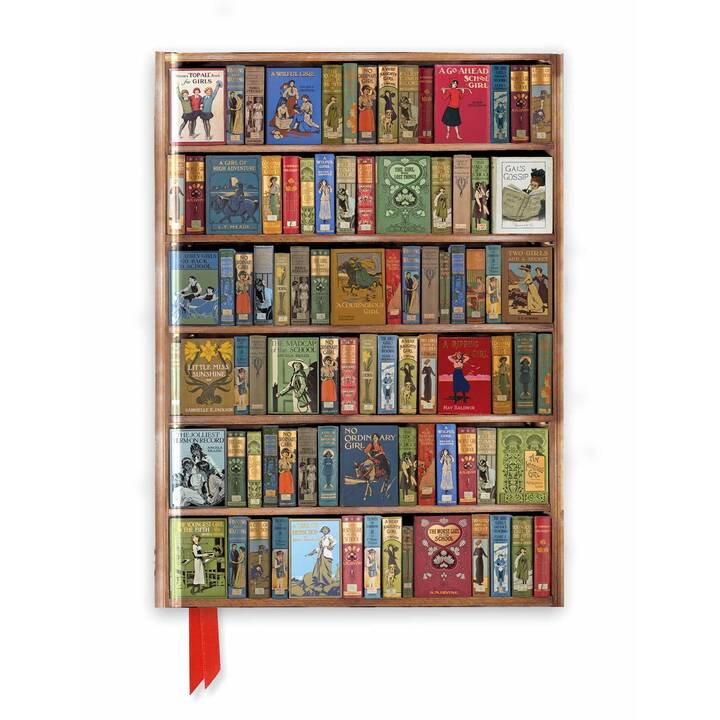 FLAME TREE Notizbuch Bodleian Library: High Jinks Bookshelves (A5, Liniert)