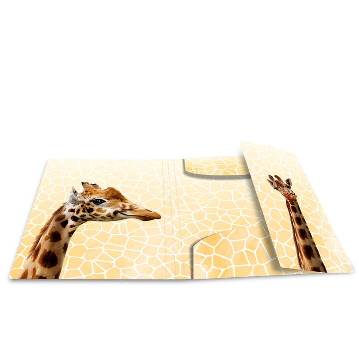 HERMA Dossier à élastique Giraffe (Multicolore, A4, 1 pièce)