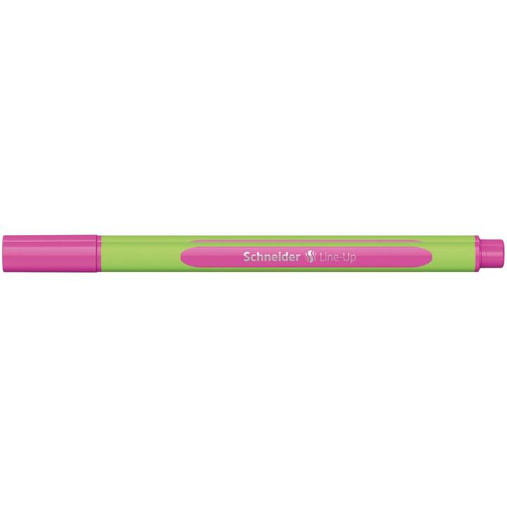 SCHNEIDER Line-Up Penna a fibra (Pink, 10 pezzo)