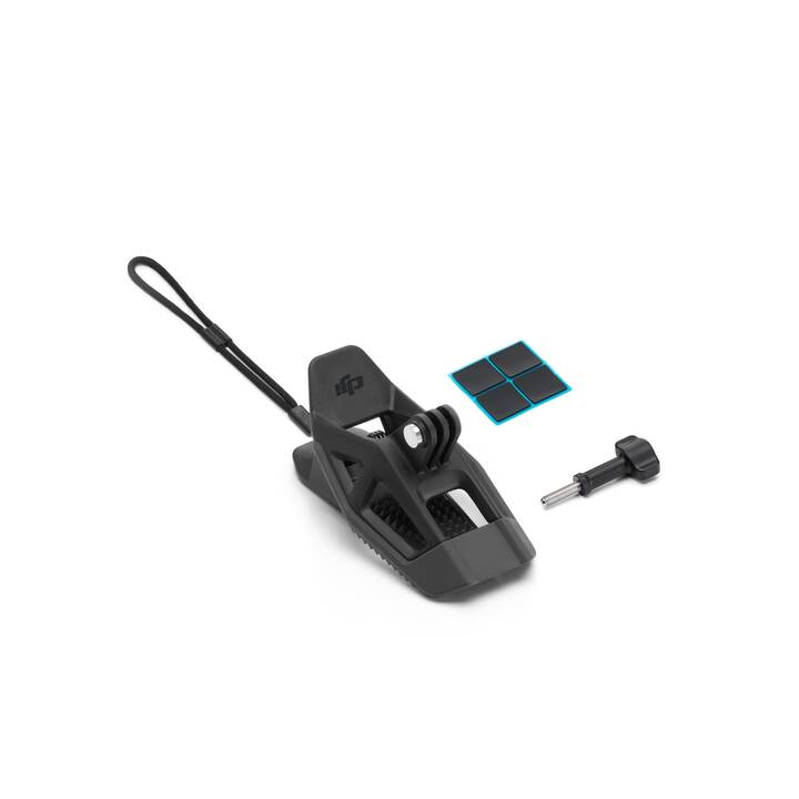 DJI Supporti per testa e per casco Helmet Chin Mount Clip (Nero)