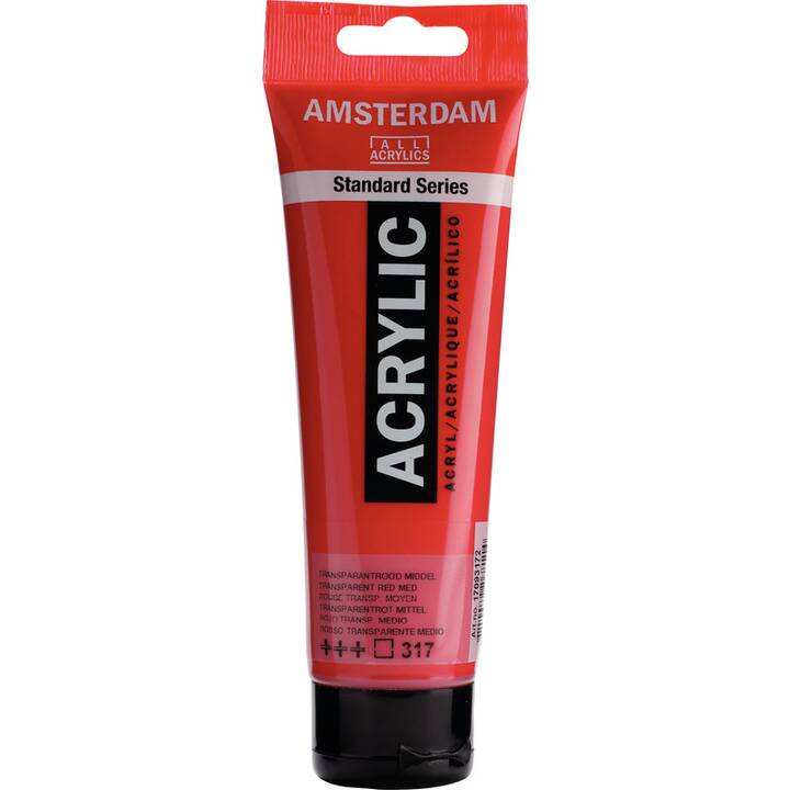 AMSTERDAM Couleur acrylique (120 ml, Rouge)