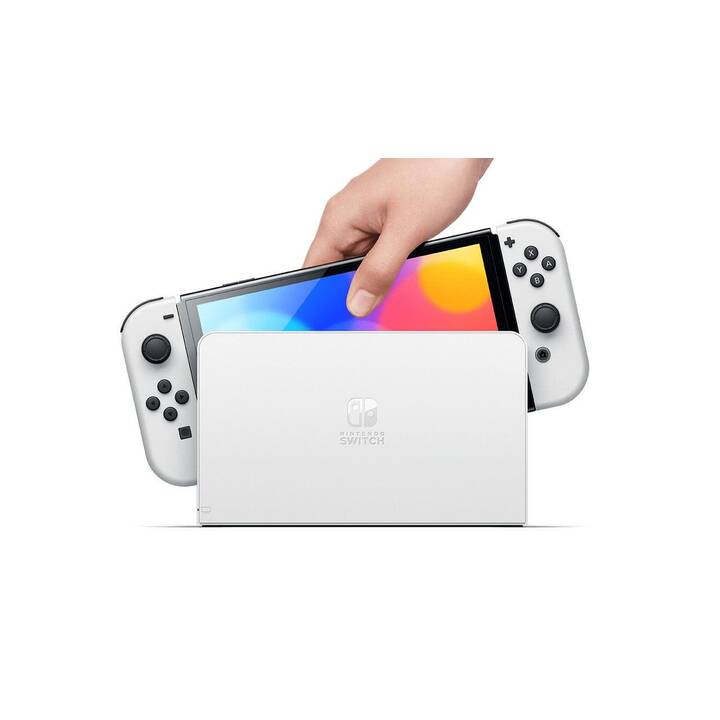 NINTENDO Switch OLED Modello Bianco 64 GB (Super Mario Bros. Wonder + abbonamento 12 mesi, DE, IT, FR)