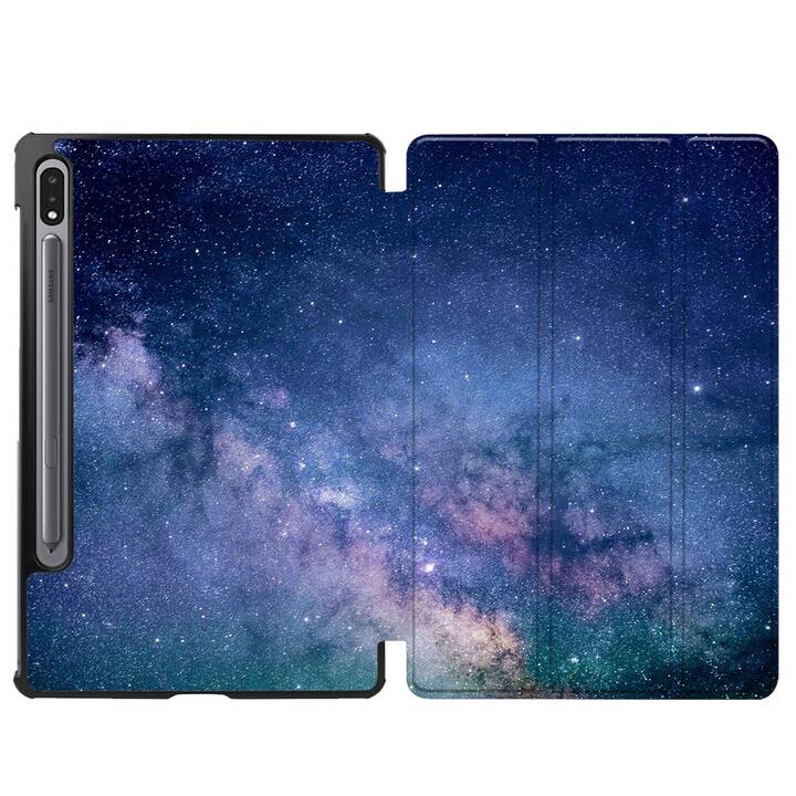 EG cover per Samsung Galaxy Tab S8+ 12.4" (2022) - blu - universo