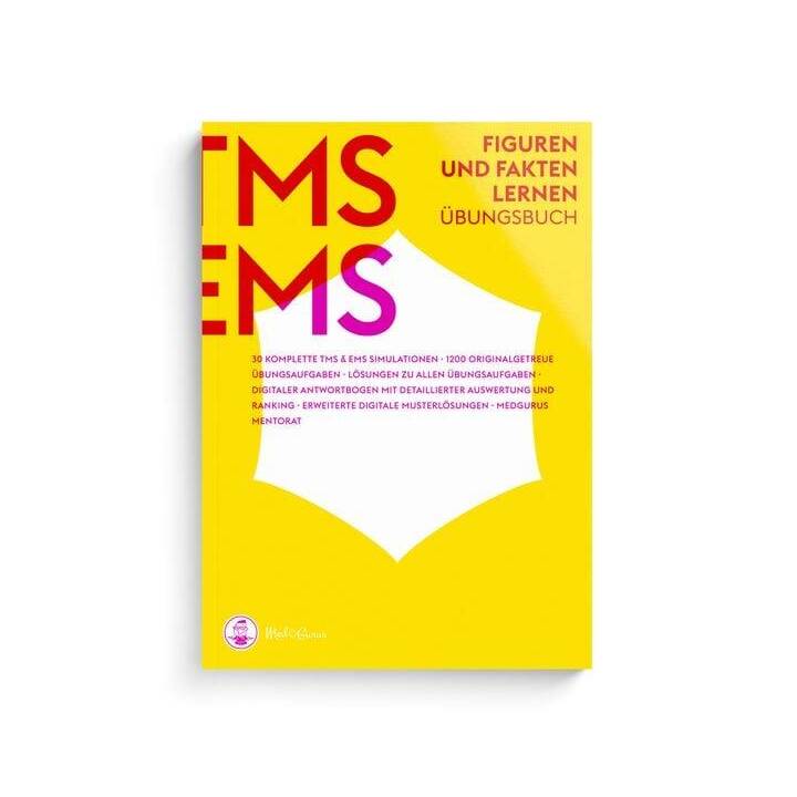 TMS & EMS Vorbereitung 2023 - Figuren und Fakten lernen - Übungsbuch zur Vorbereitung auf den Medizinertest in Deutschland und der Schweiz
