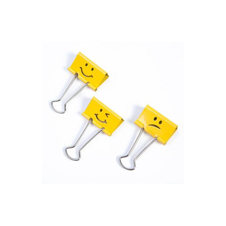 RAPESCO Briefklemmer Emoji (32 mm, 20 Stück)
