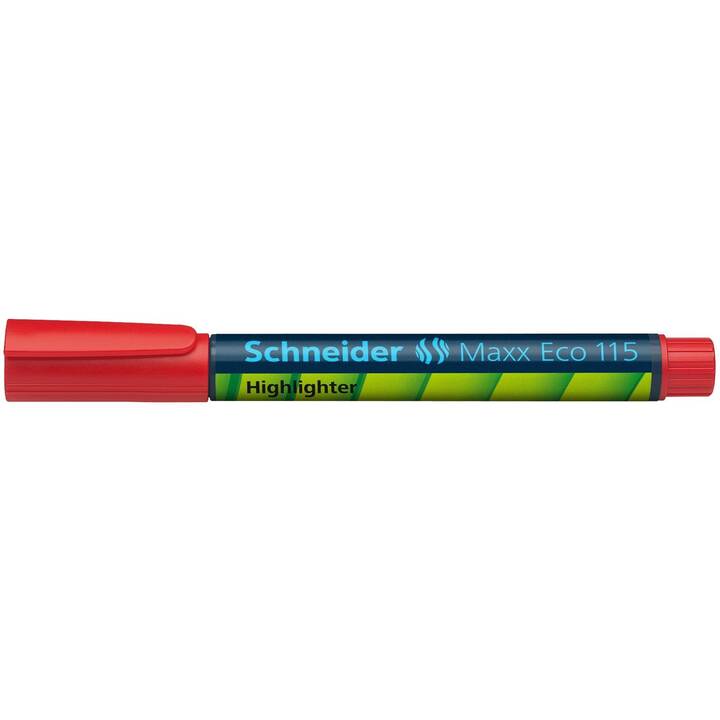 SCHNEIDER Evidenziatore Maxx 115 (Rosso, 1 pezzo)