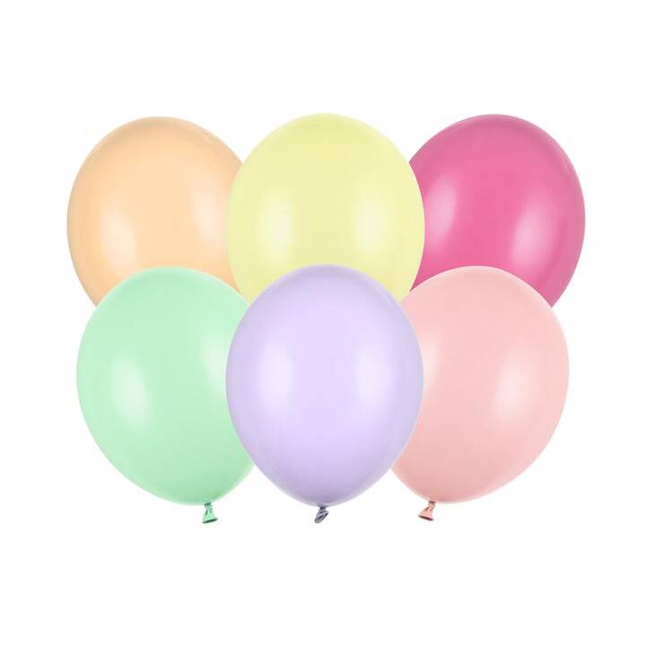 PARTYDECO Palloncino Uni Strong Pastel (30 cm, 10 pezzo)