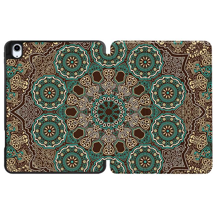 EG coque pour iPad Air 10.9" (2022) 5e génération - marron - mandala