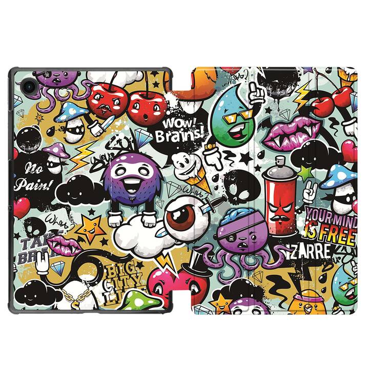 EG custodia per Samsung Galaxy Tab A8 10.5" (2021) - graffiti - multicolore