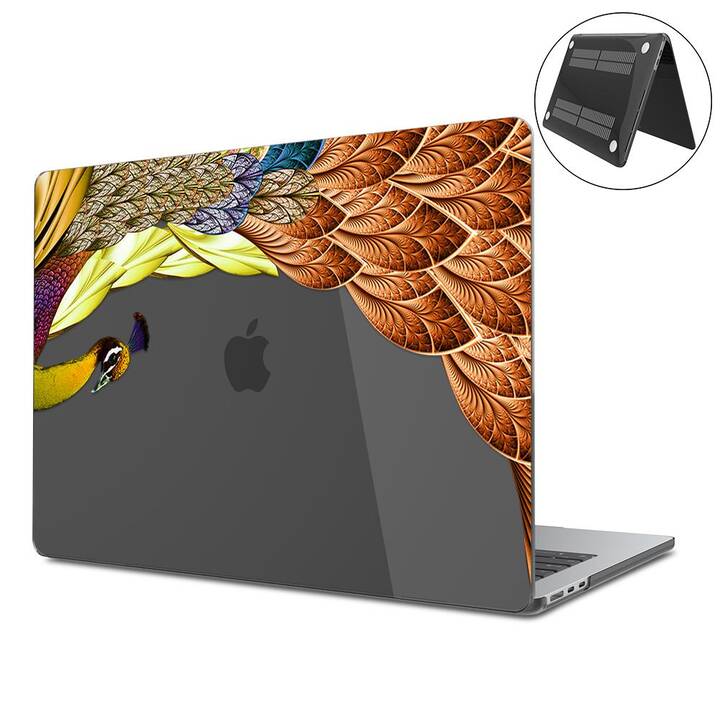 EG Coque rigide (MacBook Air 13" M3 2024, Oiseaux, Transparent)