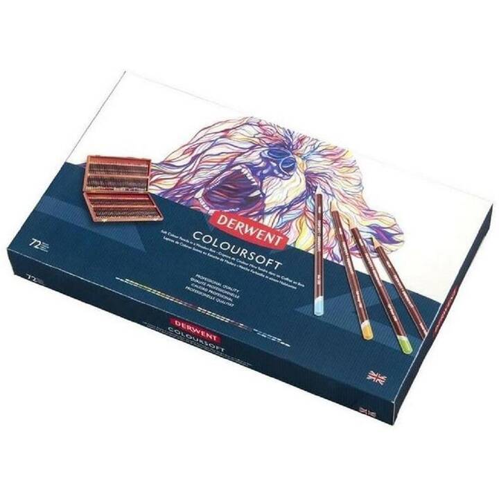 DERWENT Crayons de couleur Professional (Multicolore, 72 pièce)