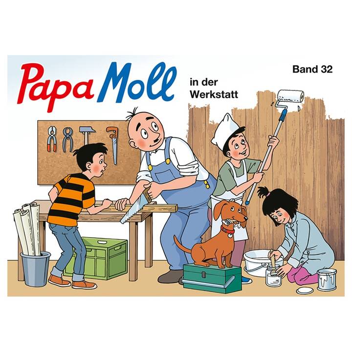 Papa Moll in der Werkstatt