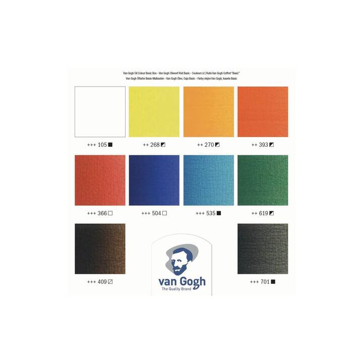 VAN GOGH Boîte de couleurs Basic (16 x)