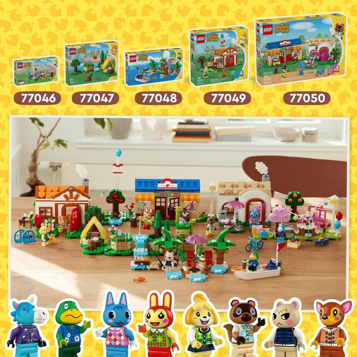 LEGO Animal Crossing Bottega di Nook e casa di Grinfia (77050)