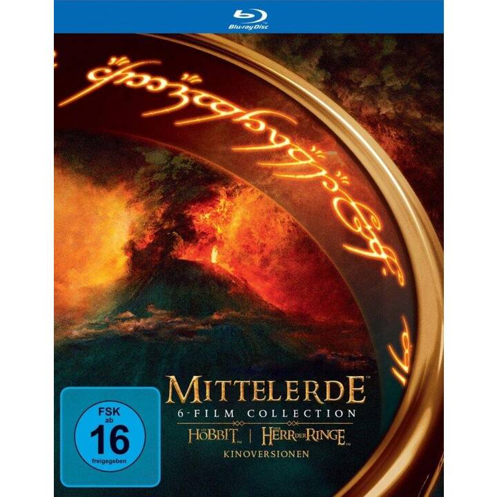 Mittelerde: 6-Film Collection - Der Hobbit & Der Herr der Ringe  (Version cinéma, Remasterisé, DE, EN)