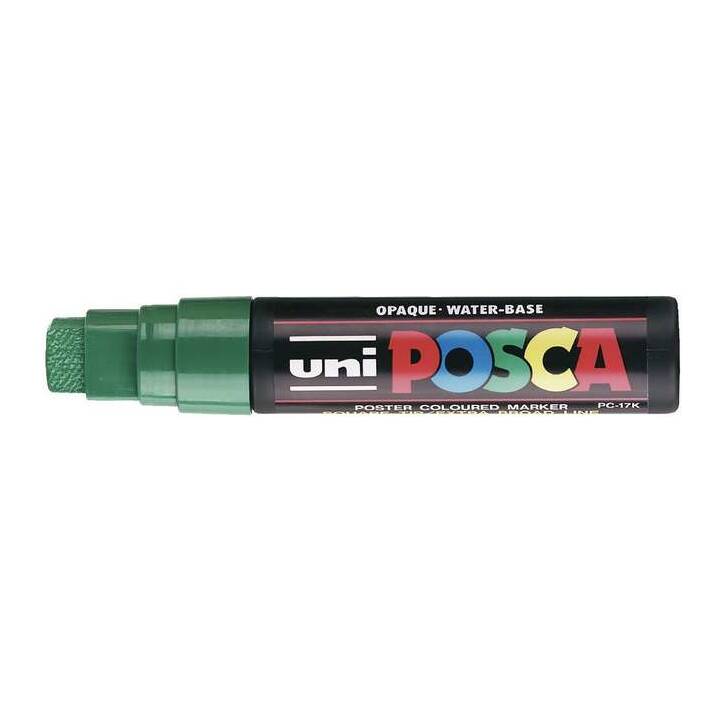 UNI-BALL Permanent Marker Poska (Grün, 1 Stück)