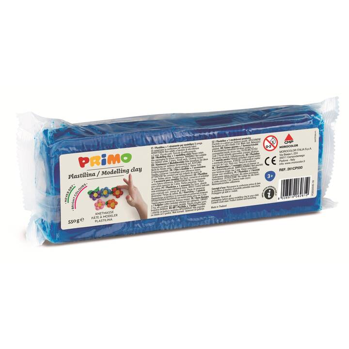 PRIMO Pâte à modeler (550 g, Bleu)