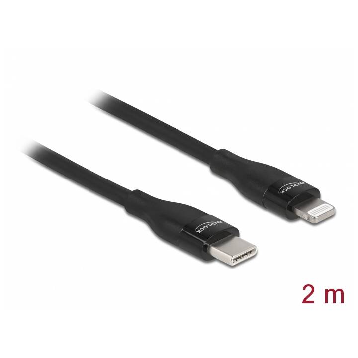 DELOCK 86638 Cavo USB (USB C, Lightning, 2 m)