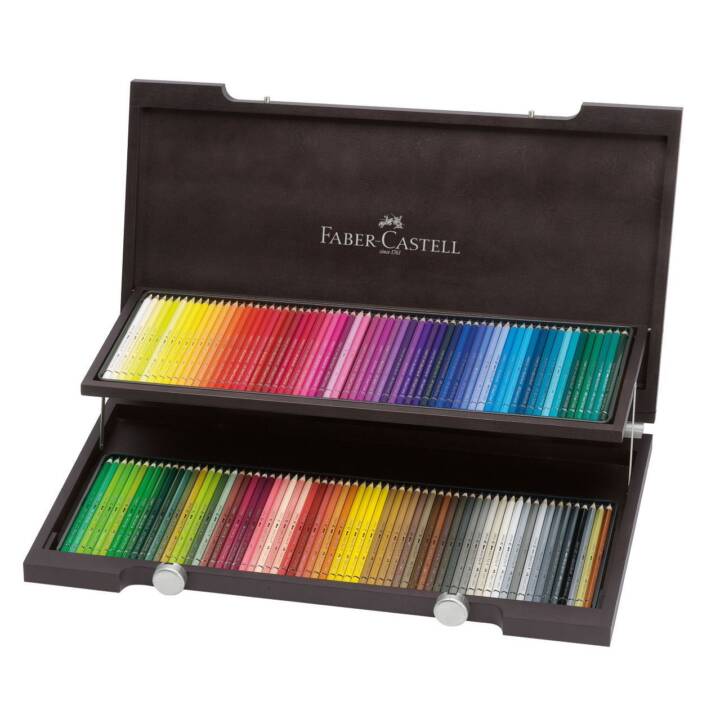 FABER-CASTELL Crayons de couleur aquarellables (Multicolore, 120 pièce)