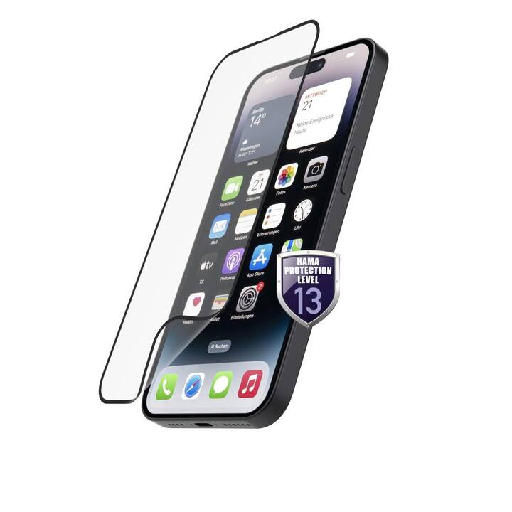 HAMA Displayschutzglas Hiflex Eco (iPhone 15 Pro Max, 1 Stück)