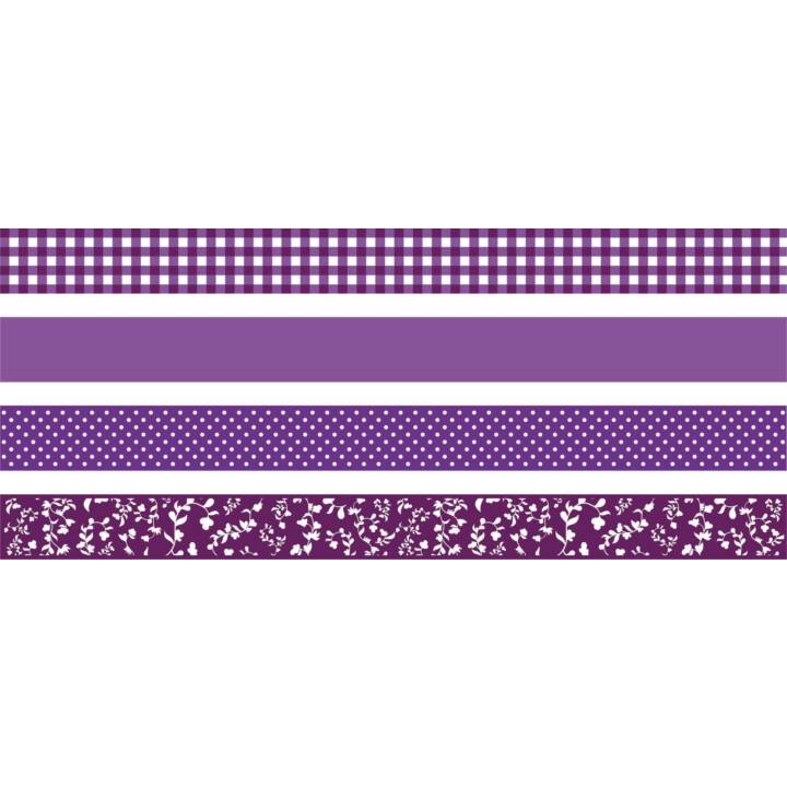 HEYDA Washi Tape Set (Violett, 5 m)