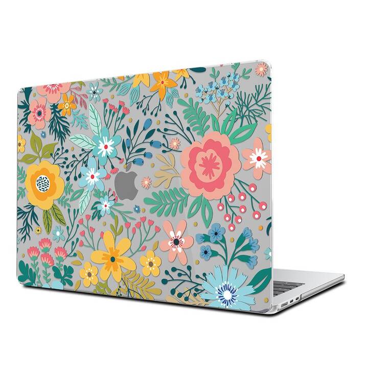EG Coque rigide (MacBook Air 13" M2 2022, Fleurs, Multicolore)