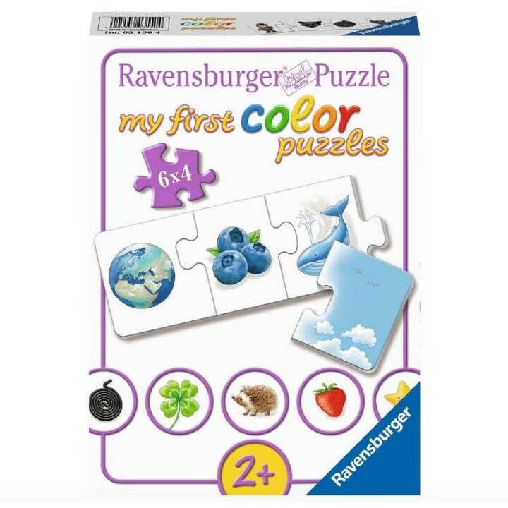 RAVENSBURGER My first color puzzles Puzzle (24 Stück)