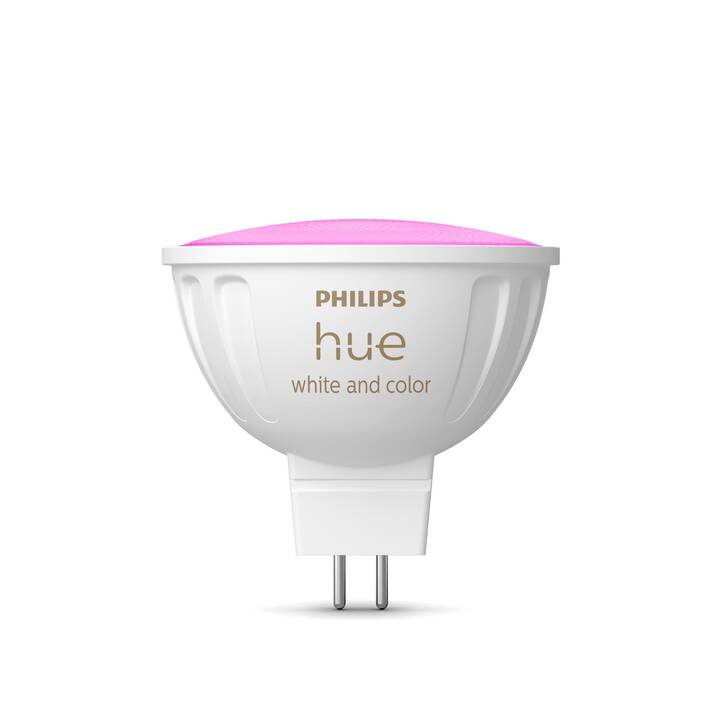 PHILIPS HUE LED Birne White & Color Ambiance MR16 400lm (GU5.3, Bluetooth, 6.3 W)