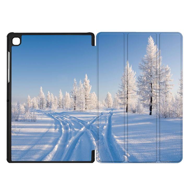 EG coque pour Samsung Galaxy Tab A7 Lite 8.7" (2021) - bleu - paysage