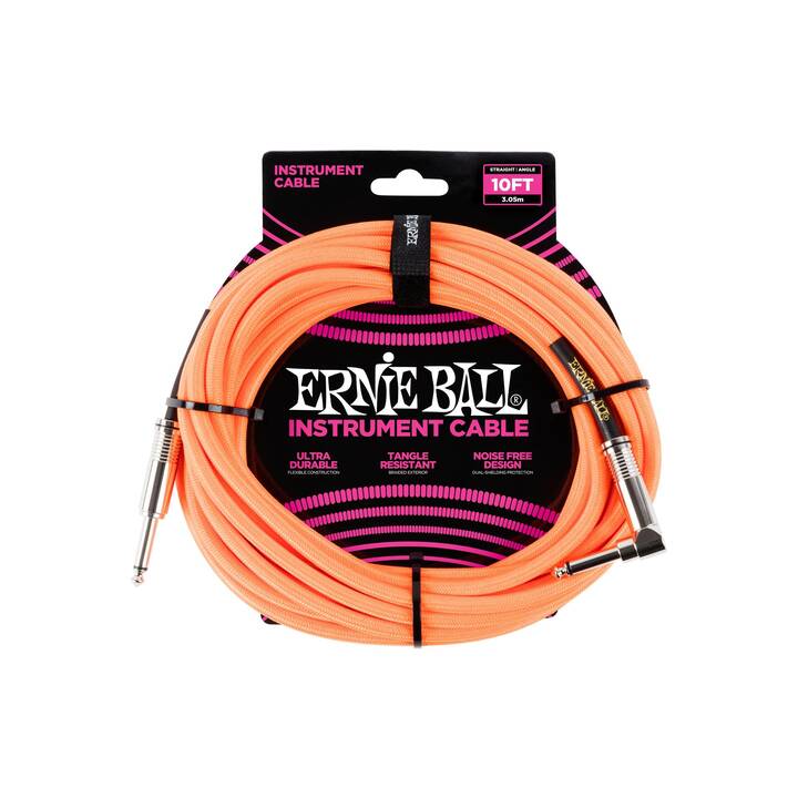 ERNIE BALL 6079 Câble de raccordement (Jack 6.35 mm, 3.05 m)