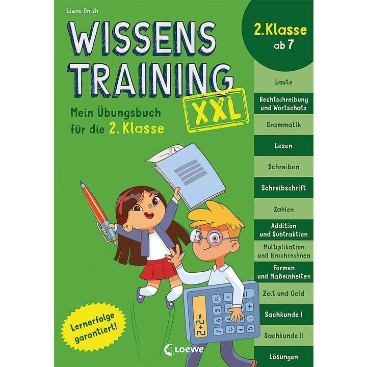 Wissenstraining XXL - Mein Übungsbuch für die 2. Klasse