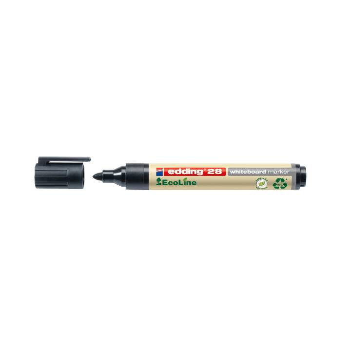 EDDING Whiteboard Marker EcoLine (Schwarz, 1 Stück)