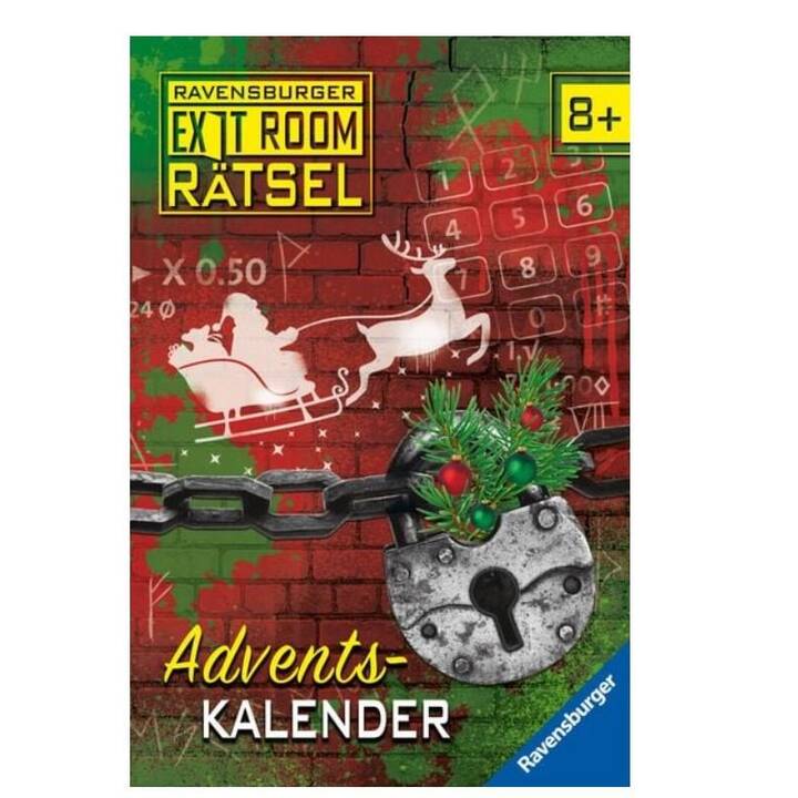 Ravensburger Exit Room Rätsel: Adventskalender - Rette mit spannenden Rätseln das Weihnachtsfest!