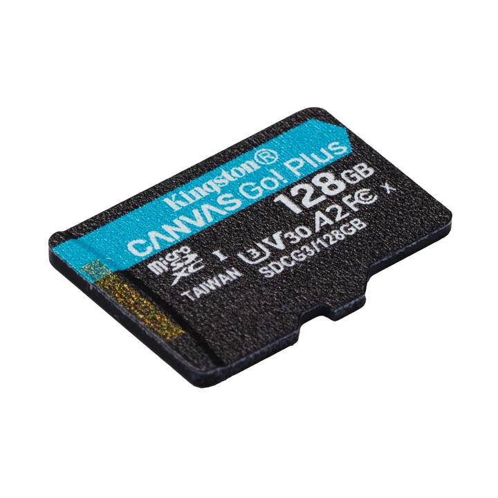 KINGSTON TECHNOLOGY MicroSD Canvas Go! (Class 10, 128 GB, 170 MB/s)
