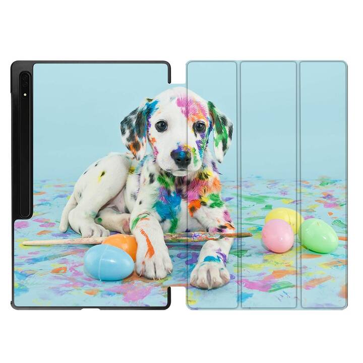 EG Custodia (11", Galaxy Tab S9, Cani, Blu)