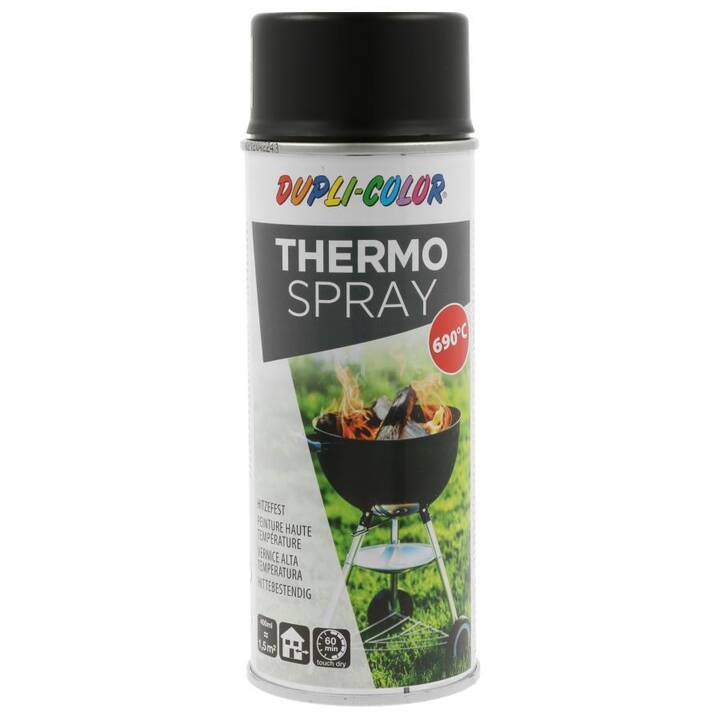DUPLI-COLOR Spray de couleur Thermo (400 ml, Noir)