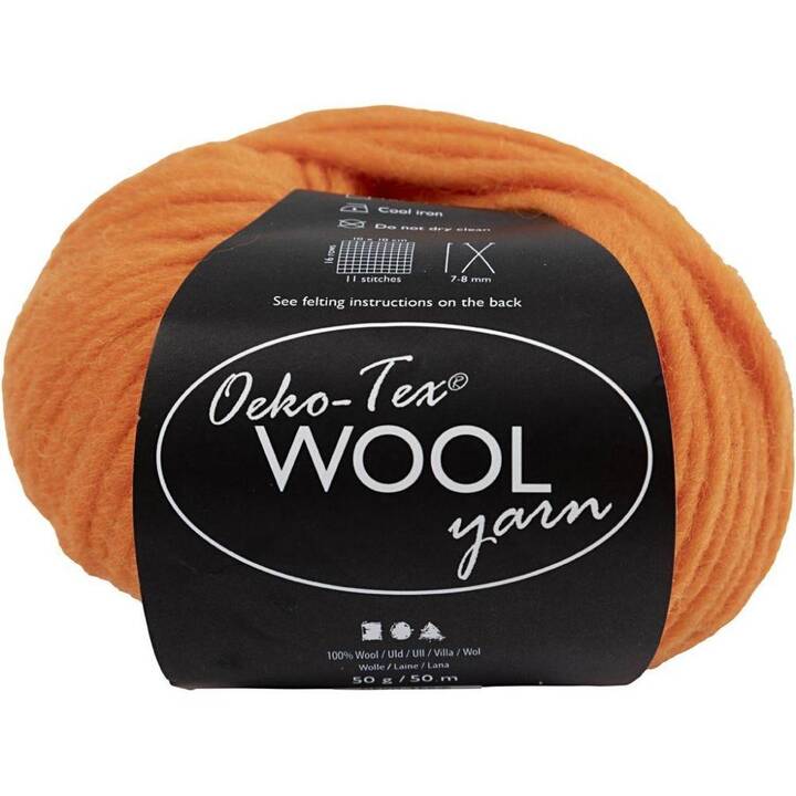CREATIV COMPANY Wolle (50 g, Orange)