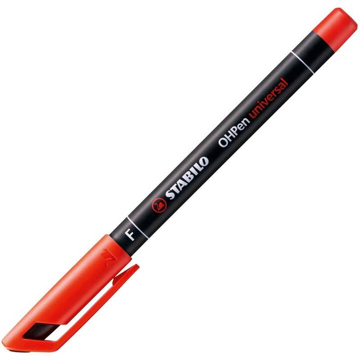 STABILO Surligneur OHPen (Rouge, 1 pièce)