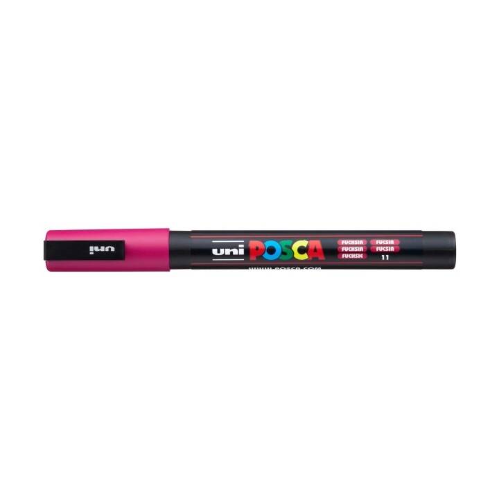 UNI-BALL Permanent Marker Posca PC 3-M (Pink, 1 Stück)