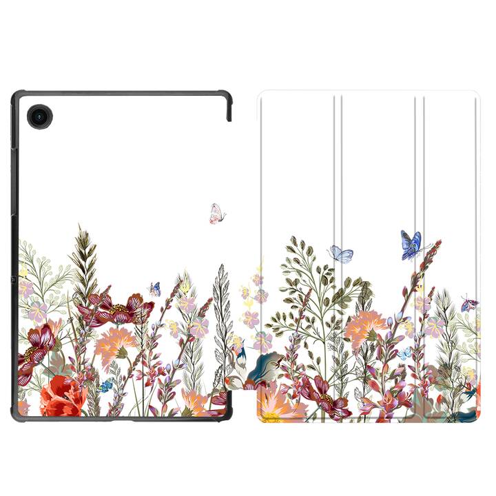 EG coque pour Samsung Galaxy Tab A8 10.5" (2021) - fleurs - multicolore