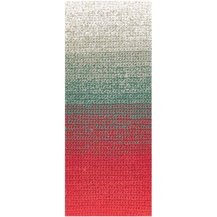 RICO DESIGN Laine (50 g, Vert, Rouge, Blanc, Multicolore)