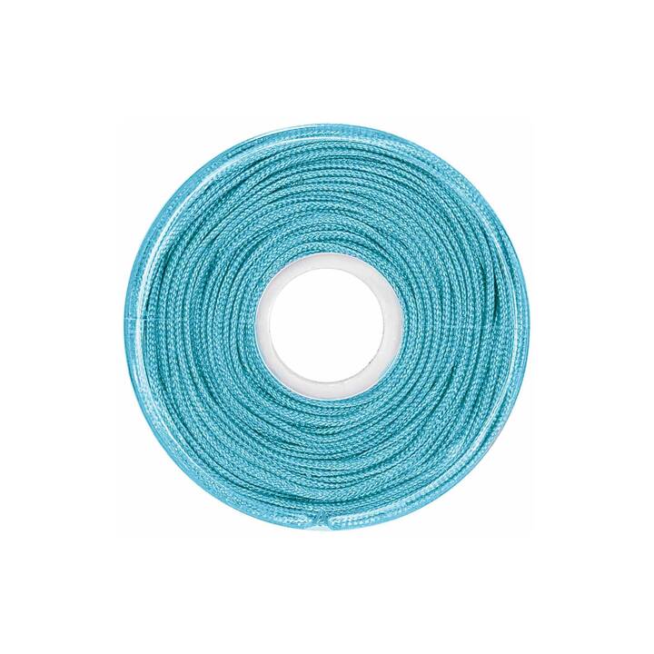 RICO DESIGN Ruban textile (Turquoise, 10 m)