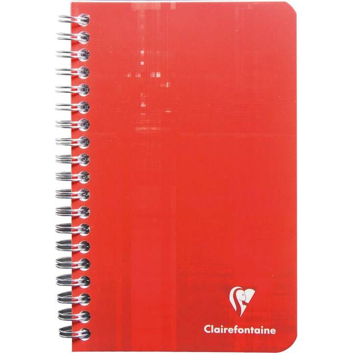 CLAIREFONTAINE Notizbuch (11 cm x 17 cm, Kariert)