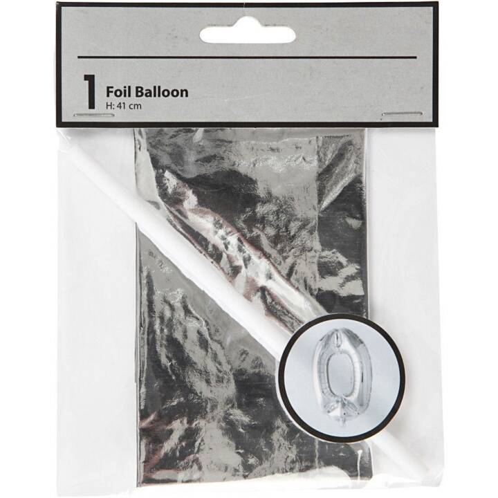 CREATIV COMPANY Folienballon "0" (1 Stück)