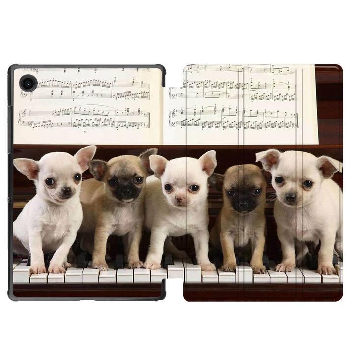 EG coque pour Samsung Galaxy Tab A8 10.5" (2021) - chien - multicolore