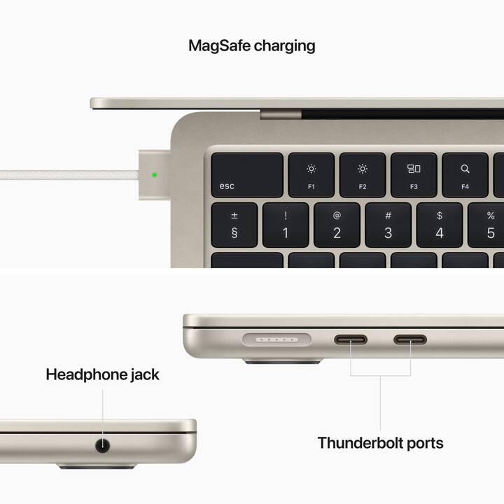 APPLE MacBook Air 2022 (13.6", Chip Apple M2, 8 GB RAM, 2 TB SSD)