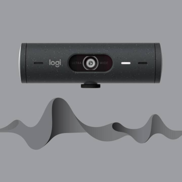 LOGITECH Brio 500 Webcam (4 MP, Grigio)